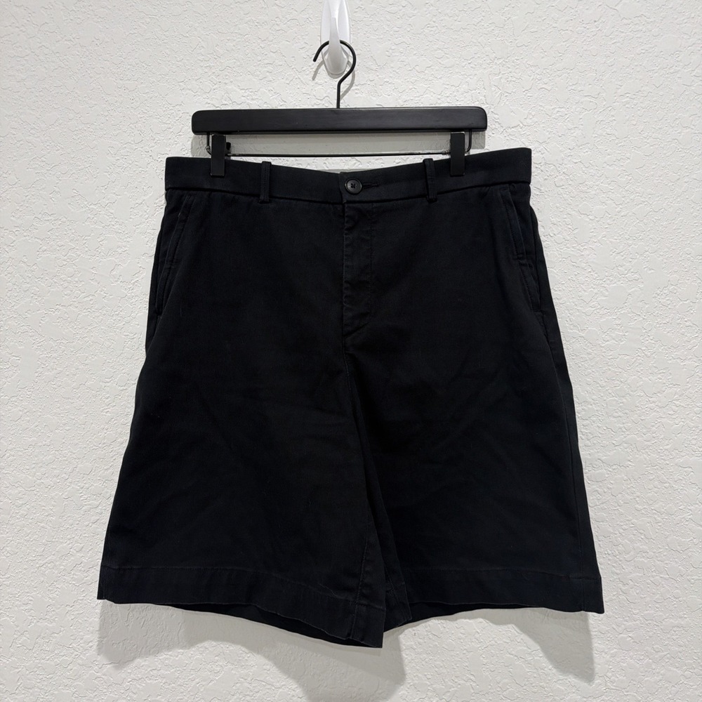 Spanx Smooth Stretch Twill Shorts Black 8" Inseams Women's Size Xl Zip Pockets